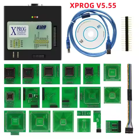 XPROG V5.55 New Authorization X-PROG M Metal Box XPROG ECU Programmer Tool Full Adapters