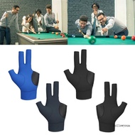 fol 3 Finger Billiard Sport Glove Antiskid Pool Cue Glove Breathable Billiard Glove
