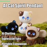 NEXUSNOVA AI Cat Spirit Pendant, Personal Companion AI Continuous Dialogue AI Cat Plush Toy, AI Cute