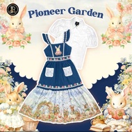 BLT brand 2-Piece Long Dress Set pioneer garden Denim