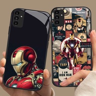 CK-75 Marvel Iron Man HD Glass Casing for Samsung A05S A35 A55 A24 A14 A15 A04S A34 A25 M15 A54 S21 