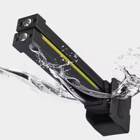 Gym Lamp for Posing Magnetic LED Flashlights with Hanging Hook 7th Gear Dimming Portable Work Light 