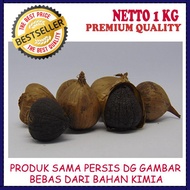BLACK GARLIC TUNGGAL 1 KG - BAWANG PUTIH HITAM TUNGGAL/LANANG