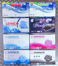 🔥🔥LEHACO MASK (กล่อง 50  ชิ้น) หน้ากากอนามัยคุณภาพดี สวมใส่สบาย