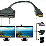 Shopee 8.8 2-PORT HDMI SPLITTER Cable Without POWER - 1st INPUT 2nd OUTPUT [Code 958]