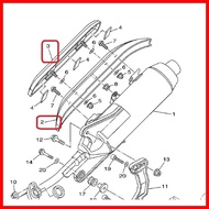 ◎ ◳ ❥ > 5VV Heat Guard Muffler Protector 1 & 2 Hotdog type MIO SOUL CARB / FINO CARB / SPORTY OLD