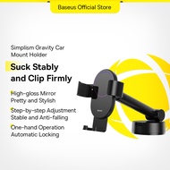 Baseus Gravity Car Phone Holder with Suction Base Retractable Adjustable For 4.7-6.5 inch iphone Aut