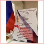 ⋫ Lupang Hinirang Poster - Homeschool, Montessori