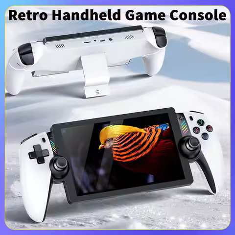 M28 Retro Handheld Gaming Console 7.1 Inch IPS Screen 30+ Emulators 128G Supports Large-scale PS2 Ga