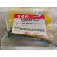 SUZUKI FD110X EXHAUST VALVE (12912-23F00)  IN VALVE ( 12911 23F00 )ORIGINAL