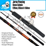 Joran Pancing Swan Colmic Carbon Solid 120cm-150cm (4-8Lbs) Lentur