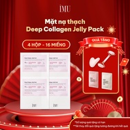 Combo of 4 Boxes of IMU Deep Collagen Jelly Pack Moisturizing, Restoring, Brightening, Preventing Ag