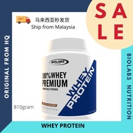 [ READY STOCK] Biolabs Nutrition Whey Protein Powder - Original from HQ- 810g