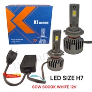 K1 LED BULD H7 12V 6000K PLUG AND PLAY
