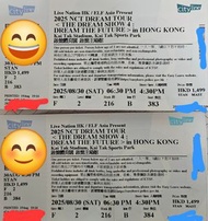 [低於原價］NCT DREAM TOUR CONCERT 演唱會門票