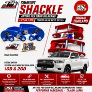 SHACKLE JS1 THAILAND SPRING EARRINGS REARdaun HILUX REVO ROCCO DCAB DOUBLE CABIN 2016-2026