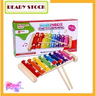Wooden Multicolor 8 Notes Xylophone Piano Play Toy For Kid Early Learning Educational Music Instrume