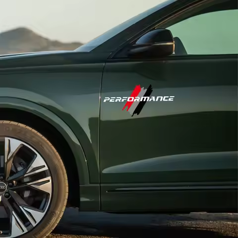 German Stripes Sport Vinyl Waterproof Performance Decors Stickers For Audi A3 S3 A4 A5 TT A6 S6 A7 Q