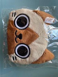 Monster Hunter 芒亨貓 大頭 毛絨小袋