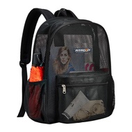 Women's mesh backpack transparent anti-humidity backpack