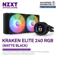 NZXT Kraken Elite 240 With 2.4" NZXT CORE RGB Fans [2 Color Options]