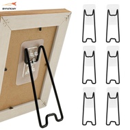 6Pcs Picture Frame Bracket with Self Adhesive Picture Stand Stable Frame Stand Practical Easel Back 