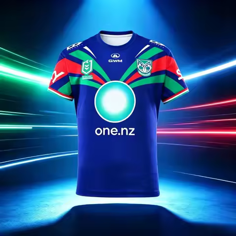 2026 New New Zealand Warriors One Nz Rugby League Jersey Men Y2K T-shirt Suitable for Fashion Daily 