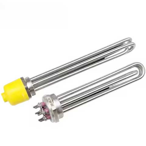 12V 24v 48v 220v 380v Industrial Stainless Steel Tubular Electric Oil Water Heating Element Immersio
