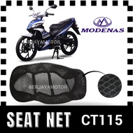 MODENAS MOTOR SEAT NET CT115 BLACK HITAM JARING SARUNG KUSYEN SEAT COVER NETT UNIVERSAL