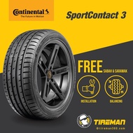 (Year 22) Continental Sport Contact 3 275/40R18 Tyre Tayar Tire (FREE INSTALLATION/Delivery) SABAH SARAWAK Mercedes BMW