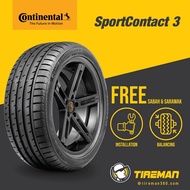 (Year 22) Continental Sport Contact 3 275/40R18 Tyre Tayar Tire (FREE INSTALLATION/Delivery) SABAH S