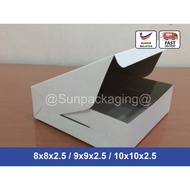 [100PCS] Tray Kuih Box | Layer Temple Box | Pizza Box/8x8x2.5/9x9x2.5/10x10x2.5