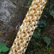 (45CM) Rantai Bambu Natural Rantai Anyaman Bambu Hiasan Bambu Dekorasi bambu