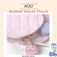 AOU Quilted Velvet Pouch