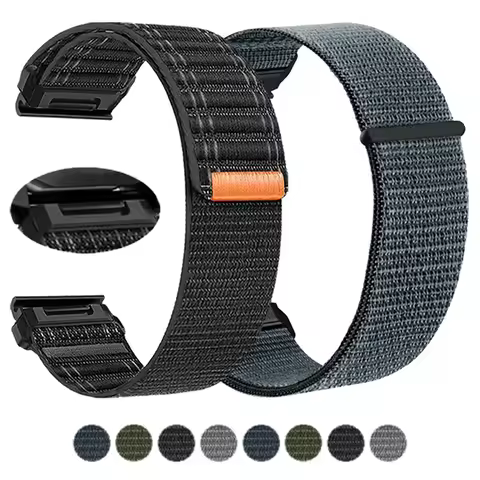 22mm 26mm Nylon Band For Garmin Fenix E 8 pro 47mm 51mm Strap Tactix 7 8 Enduro 3/Epix Pro Gen 2 Mk3