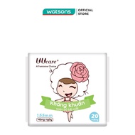 Uucare Young Girl Antibacterial Daily Tampons 15.5cm 20 Pieces