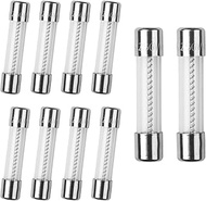 10pcs 20A Slow Blow Fuse 2amp 250V T2AL250V Slow Acting Fuse Time Delay Fuse 6x30mm