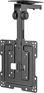 Mount Plus CM322 Flip Down TV and Monitor Roof Ceiling Mount | Fits Flat Screen 19 to 42 Inch | VESA