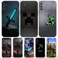 for Samsung A54 5G A55 A60 A70 A71 A72 A73 F62 TPU Phone Cases Soft protective cover Minecraft game