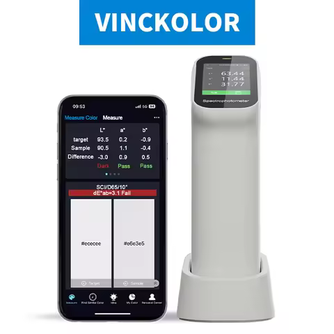 Portable Colorimeter DS-200 for Measuring dE*ab, LAB, Painting, Printing Plastic and Textile Quality