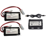7.4V 1800Mah Li-Ion HL 18650-2S พร้อมที่ชาร์จสำหรับ Henglong 3818 3819 3838 3839 3889 3898 3899 3918