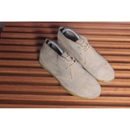 Chukka desert boots genuine leather " Hawkins Sport" genuine suede upper. Sturdy hard outsole. size 