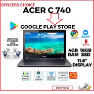 NEW LAPTOP ACER C740 /ASUS/Compaq/dell CHROMEBOOK PLAYSTORE/4GB/RAM/16GB FREE GIFT