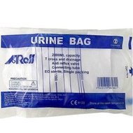 Urine Bag with T valve 2000ml capacity