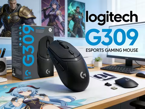 Logitech G309 Traveler Kamisato Ayaka Edition Wireless Mouse Dual-Mode Bluetooth & Lightspeed for Es