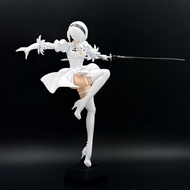 24CM NieR Automata YoRHa No. 2 Type B figma 2B Lifeform Kaine Nier PVC Action figure doll model Coll