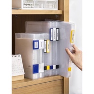 Transparent Transparent A5 Tidy-up Folder Folder Bill Contract Desktop Storage Box File Box Storage 