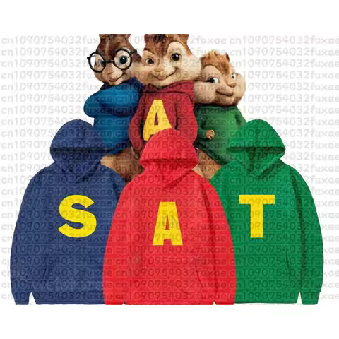 Alvin and The Chipmunks 2025 Fashion Unisex Casual Sportswear Men's Hoody Alvin Chipmunk Halloween C