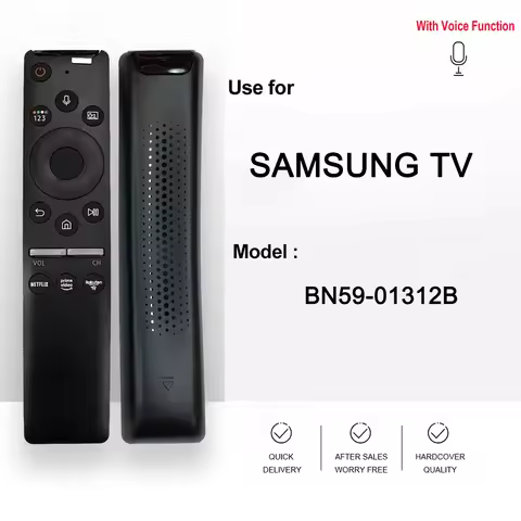 BN59-01312B New Original Voice Remote Control for Samsung Smart QLED TV UE43RU7406U QE43Q60RALXXN QE