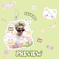 SUPER CUTE SAY HI BROTHERS keychain